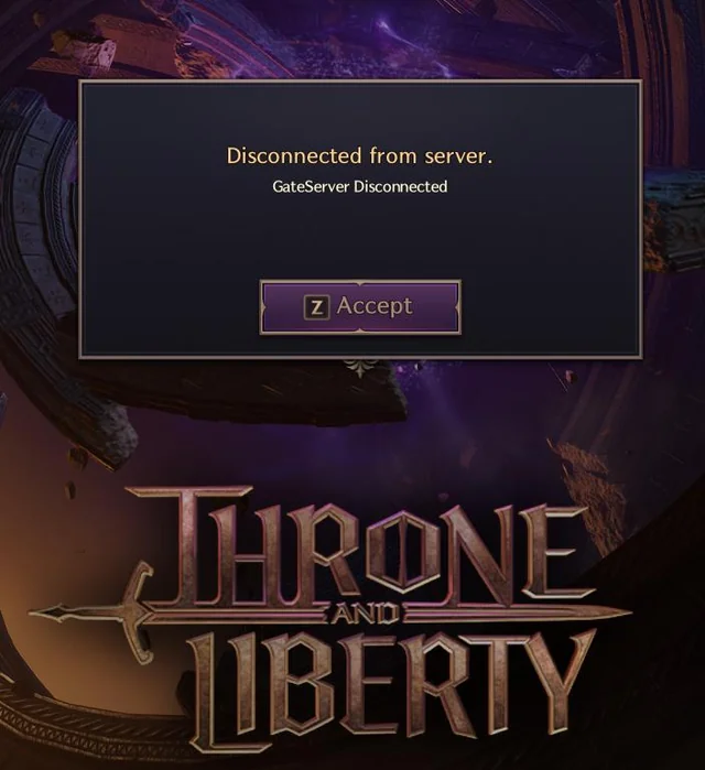 Disconnected From Server